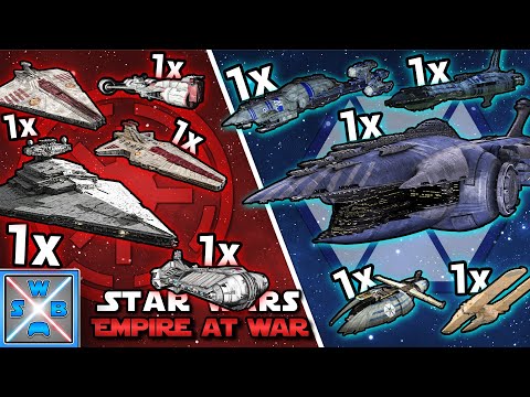 All REPUBLIC ships vs. All SEPARATIST ships - Who wins? - EMPIRE AT WAR