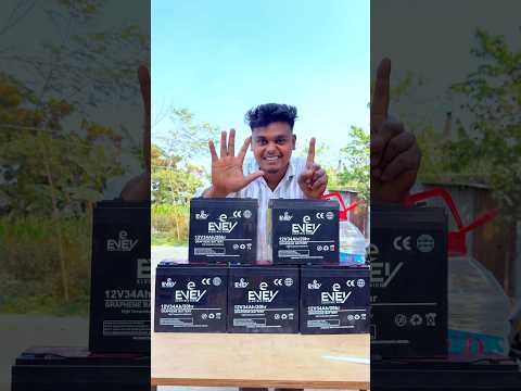 making homemade battery 12VOLT+ 48VOLY #shots #project #experiment #sujanexperiment