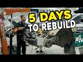 HOW WE REBUILD A CAR IN 5 DAYS RALLY RE PREP BEHIND THE SCENES