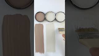 Paint Combo: BM Seaside Sand, BM Pale Oak, BM White Dove #paintcolor #benjaminmoore