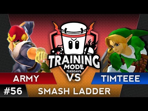 TMT 56 - Timteee (Link) VS Army (Falcon, Icies) - SSBM Smash Ladder - Melee
