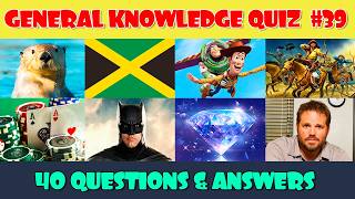 General Knowledge Trivia Quiz (Part 39)