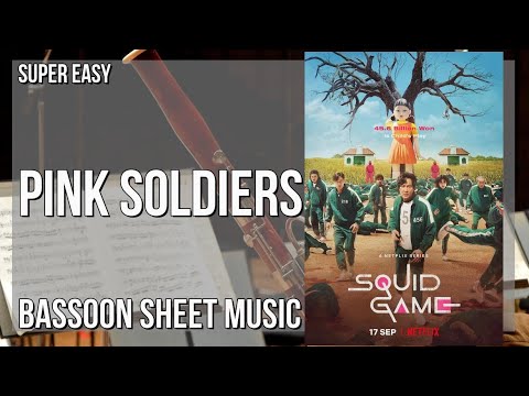 Bassoon Sheet Music: How to play Pink Soldiers (Squid Game) by Jung Jaeil