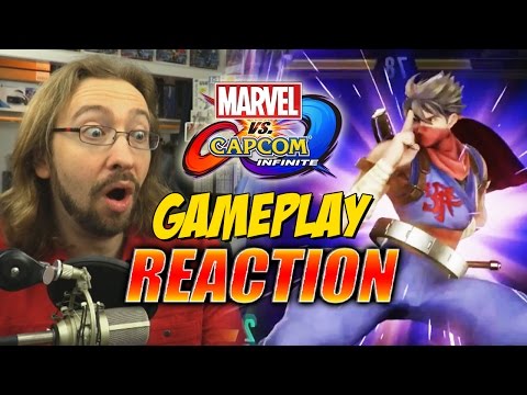 MAX REACTS: Marvel Vs. Capcom Infinite NEW Gameplay & Supers