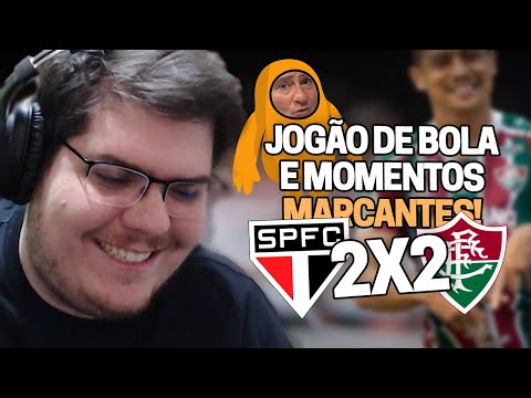 CASIMIRO REAGE: SÃO PAULO 2X2 FLUMINENSE PELO BRASILEIRÃO 2022 - UIVO DO CLEBÃO | Cortes do Casimito