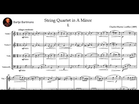 Charles Martin Loeffler - String Quartet (1889)