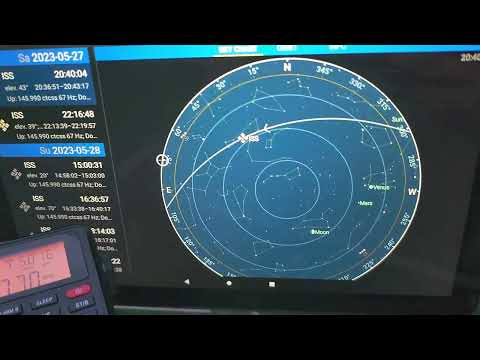 Yaesu FT-65 on 436.800 MHz ISS International Space Station repeater UHF range