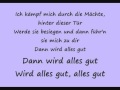 Tokio Hotel - Durch den Monsun (with lyrics ...