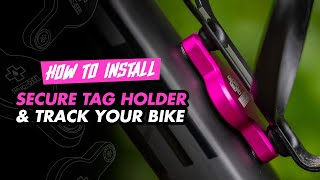 Muc-Off Pink Secure Tag Holder til Apple AirTag
