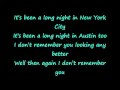 John Mayer - Who Says lyrics on screen
