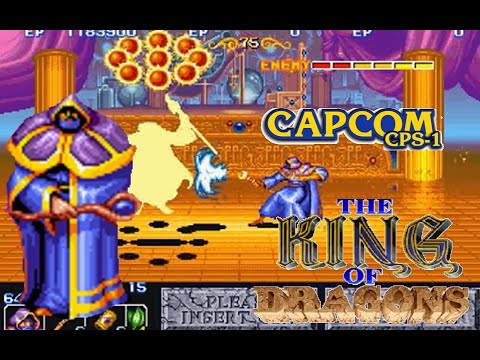 The King of Dragons (World Version) Wizard-Hardest no death Playthrough