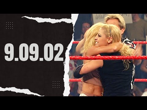 WWE Raw  - 09.09.02  - Stacy Keibler & Victoria vs Terri & Trish Stratus