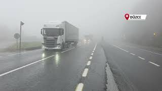 Yoğun Sis Bolu Dağı’nı Kapladı