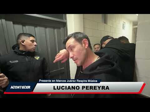 Luciano Pereyra brilló en el Marcos Juárez Respira Música