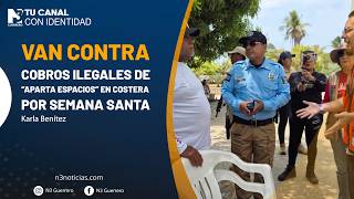 Van contra cobros ilegales de “aparta espacios” en Costera por Semana Santa