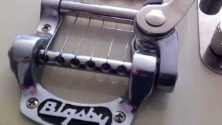 Video thumbnail for Modified Bigsby B5 Vibrato / Tremolo by Gear Confessions