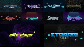 2024 Gaming Text Effects Generator with PSD Templates Photoshop Tutorial