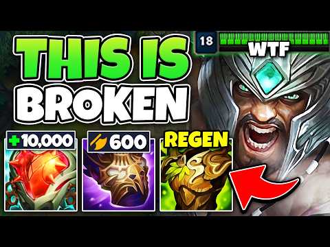 Tryndamere but I have 10,000 HEALTH and 600 AD with this build... (FINAL BOSS TRYND)