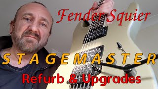 Video thumbnail for Squier Stagemaster Guitar - refurb & upgrade by Johny London