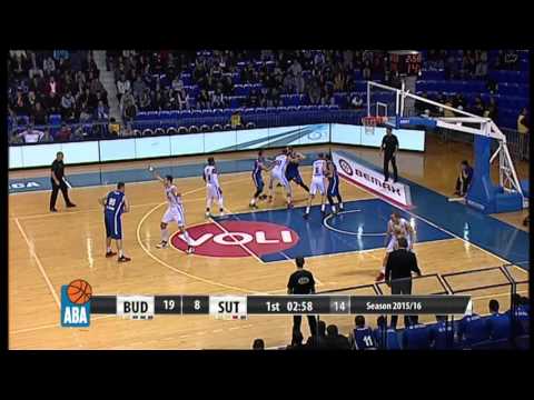ABA Liga 2015/16, Round 12 match: Budućnost VOLI - Sutjeska (29.11.2015)