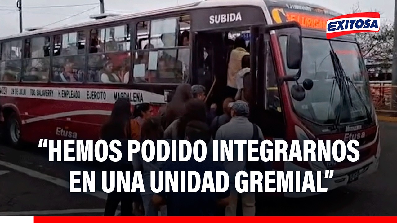 🔴🔵Waldo Poma, vocero de Anitra: “Hemos podido integrarnos en una unidad gremial 100 % de transporte”