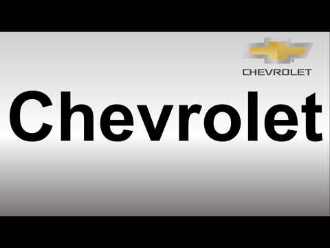 Part of a video titled How to Pronounce Chevrolet - YouTube