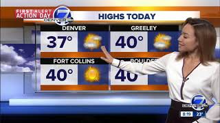 Snow moves east- cool and breezy Saturday in Denver