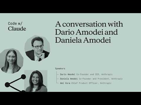 A conversation with Dario Amodei & Daniela Amodei