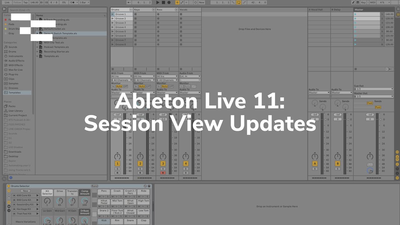 Ableton Live 11: Session View Updates