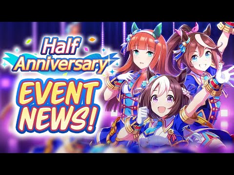 [Uma Musume] Half-Anniversary Festivities! Free Gacha, Login Jewels, new Training Scenario and more!