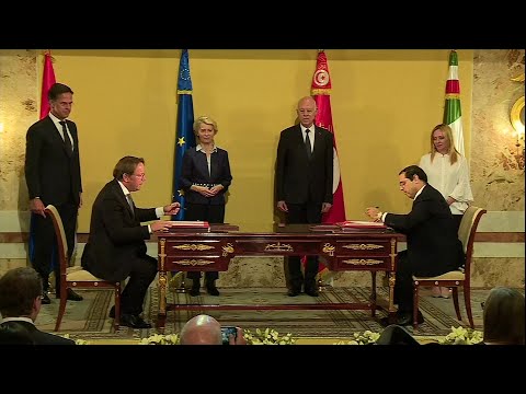 Video Thumbnail: EU, Tunisia sign 'strategic' deal on economy, migration | AFP