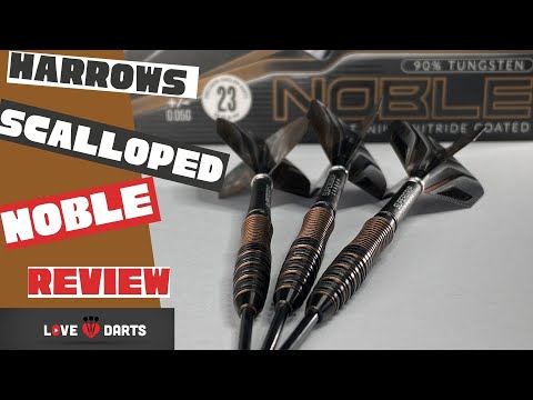 LoveDarts - Review - NOBLE - 23g - 90% Tungsten - New HARROWS 2021 Launch - in 1080HD