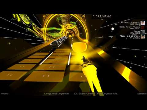 [Audiosurf 2] DJ Sona - Kinetic (The Crystal Method x Dada Life)