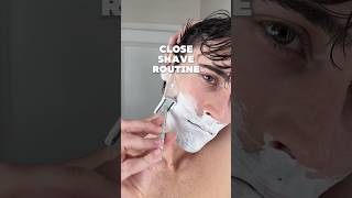 Timed full close shave routine. #asmr #routine #shave