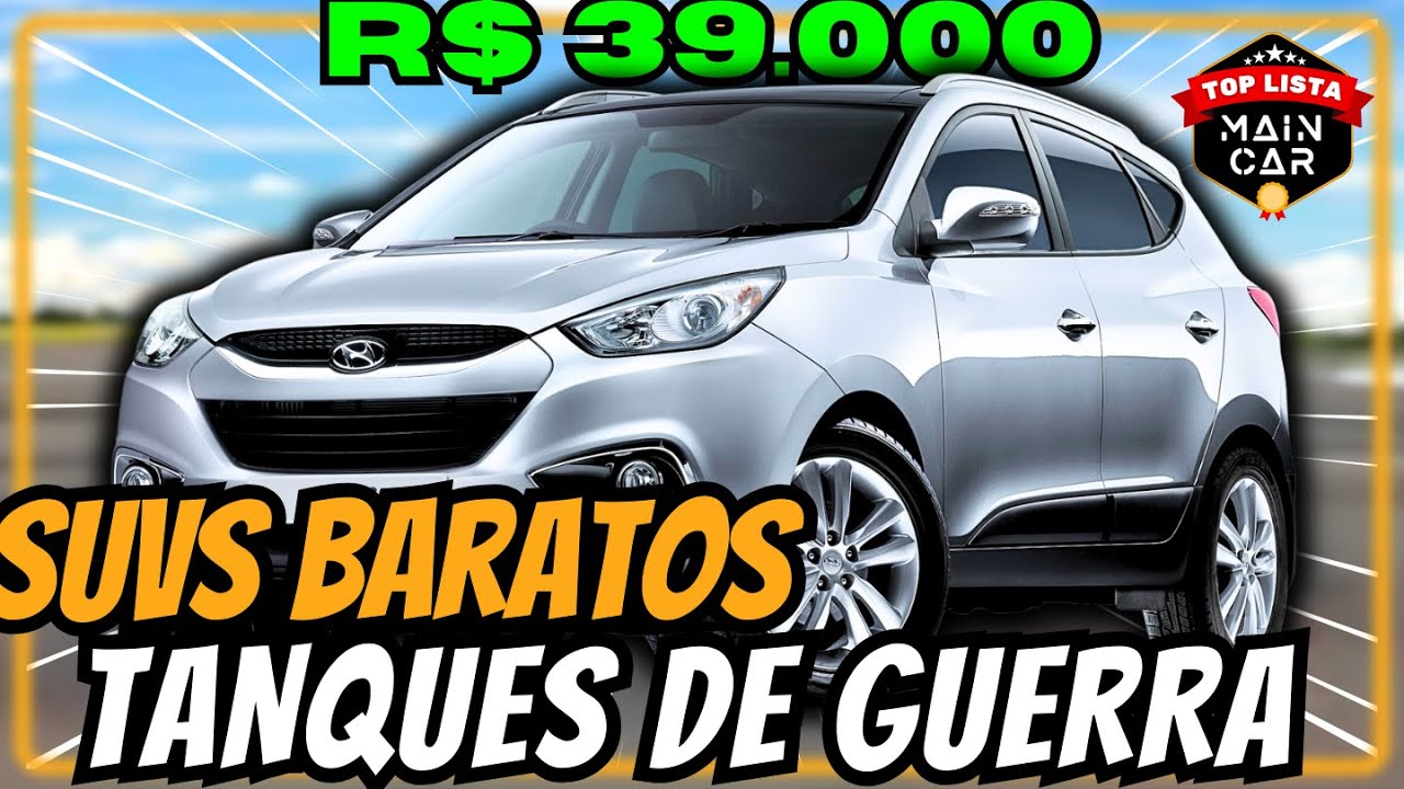 5 SUVS BARATOS E BONS | NÃO QUEBRAM!🔥