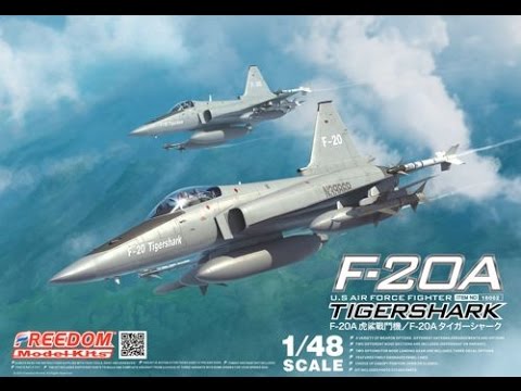 Freedom Models : F-20A Tigershark : 1/48 Scale Model : In Box Review
