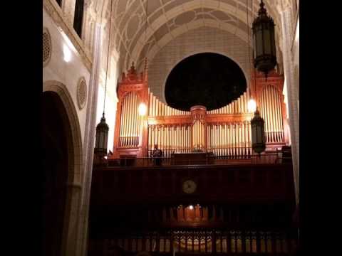 Deux Voix Live on the Largest Church Organ in Maine!