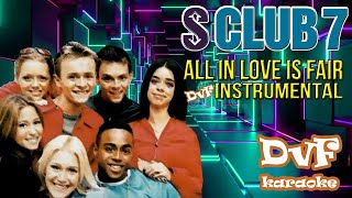 S Club 7 - All in love is fair (DvF Instrumental)
