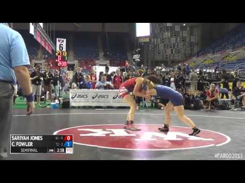 105 Semifinal - Charlotte Fowler (Texas 1) vs. Sariyah Jones (California 1)
