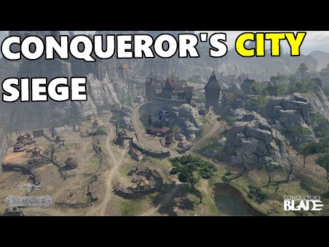 Conqueror's Blade - Trying Out The Conqueror's City Siege Map!