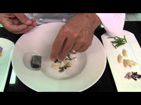 Beck prepares "The Sea..." at 3 Michelin La Pergola