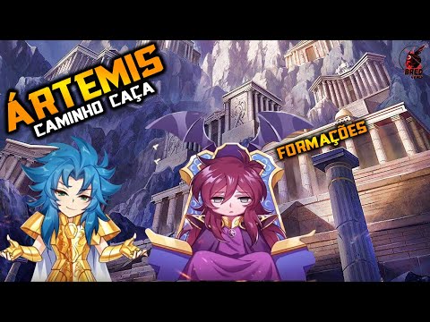 AS MELHORES FORMAÇÕES PARA JOGAR COM A ÁRTEMIS! CAMINHO DA CAÇA! Saint Seiya Awakening!