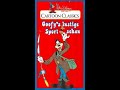 Goofy S Lustige Sportschau German VHS Opening Disney 1985