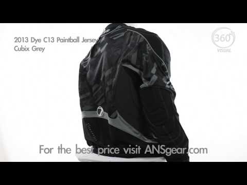 2013 Dye C13 Paintball Jersey - Cubix Grey - Visual 360