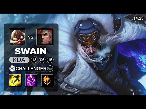Showmaker Swain vs Corki Mid - KR Challenger - Patch 14.23 Season 14