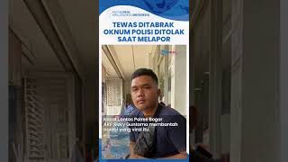 Viral Warga Tewas Ditabrak Oknum Polisi, Keluarga Ditolak saat Melapor, Polres Bogor Bantah Tegas
