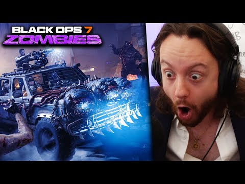 INSANE BO7 ZOMBIES GAMEPLAY TRAILER LIVE REACTION & BREAKDOWN! ZOMBIES BETA CONFIRMED!!