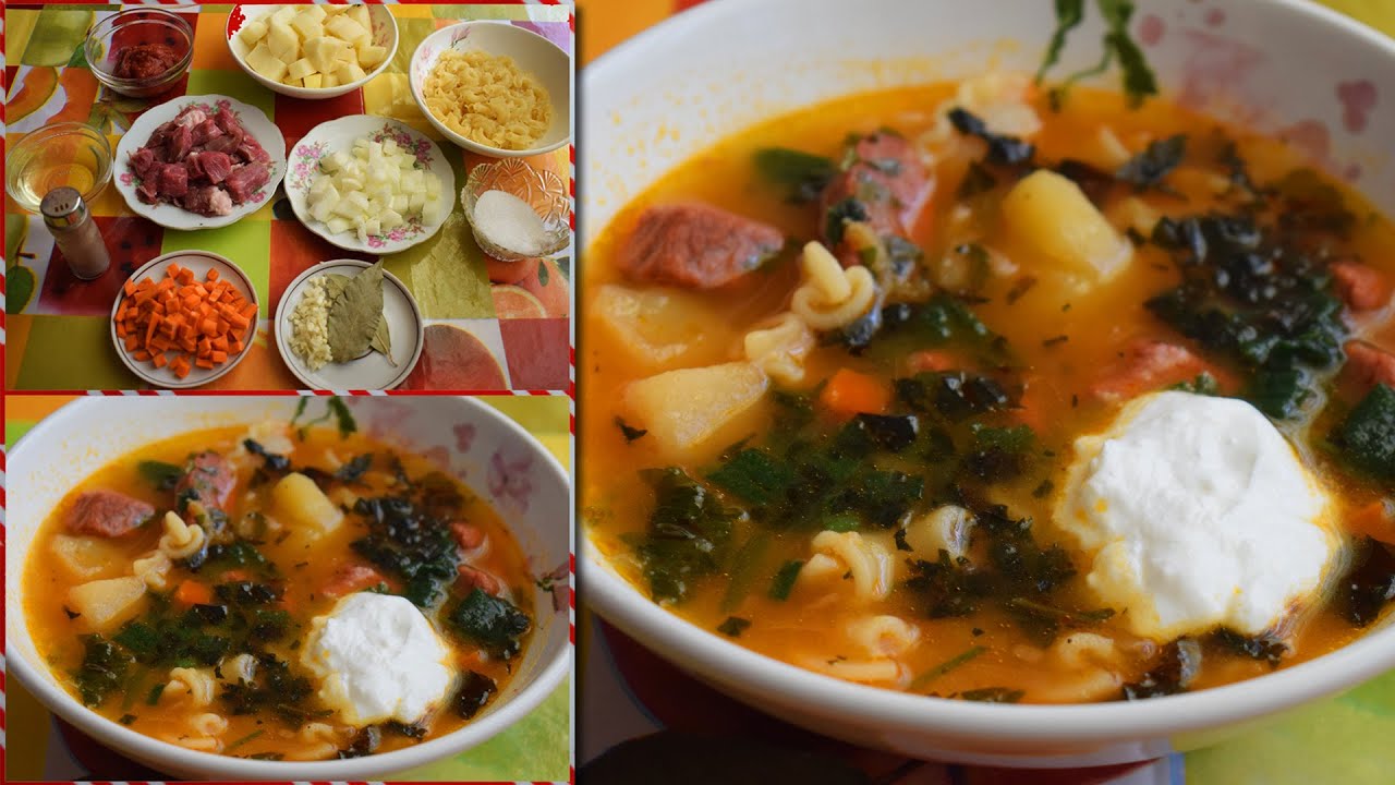 Готовим! Макарон шурпа (суп с макаронами)