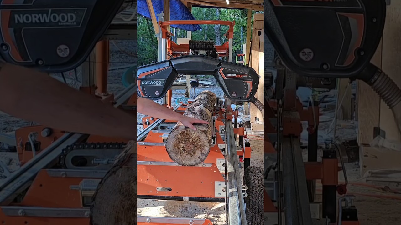 Turning a $2.29 Log into Premium 1x8 Lumber (Norwood HD38 )