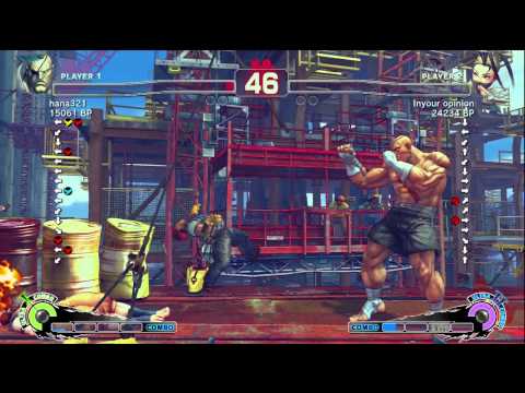 Iyo [Ibuki] vs Hanamaruki [Sagat] SSF4 Japanese Online Ranked Matches - TRUE-HD